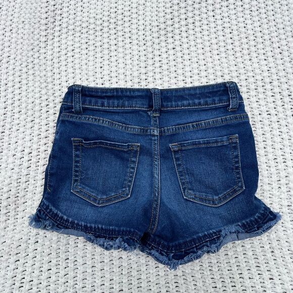 Cat & Jack Girls Cherry Jean Shorts Size M 7/8) - Picture 3 of 4